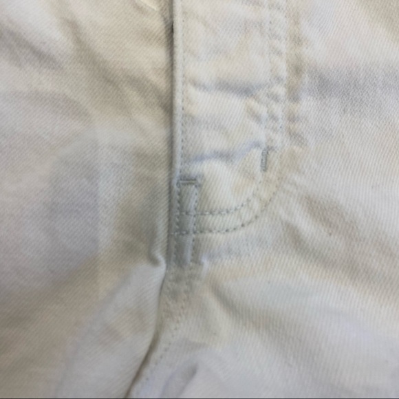 Carmar white distressed button fly shorts. size 26 - Picture 2 of 8